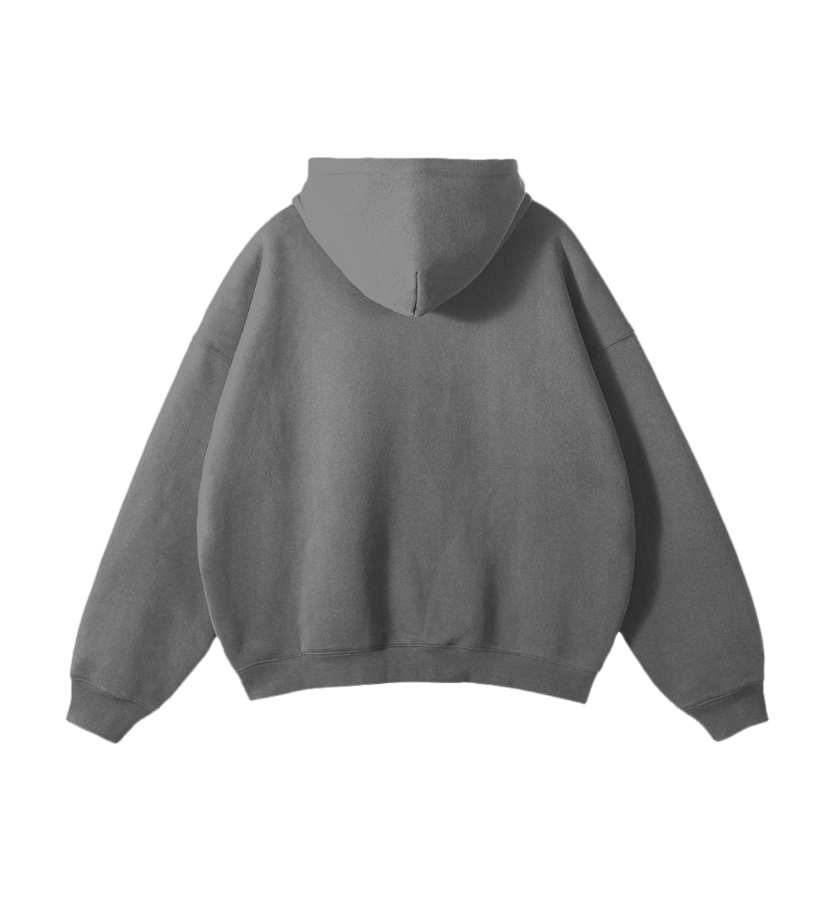 GREY BASIC OVERSIZE HOODIE