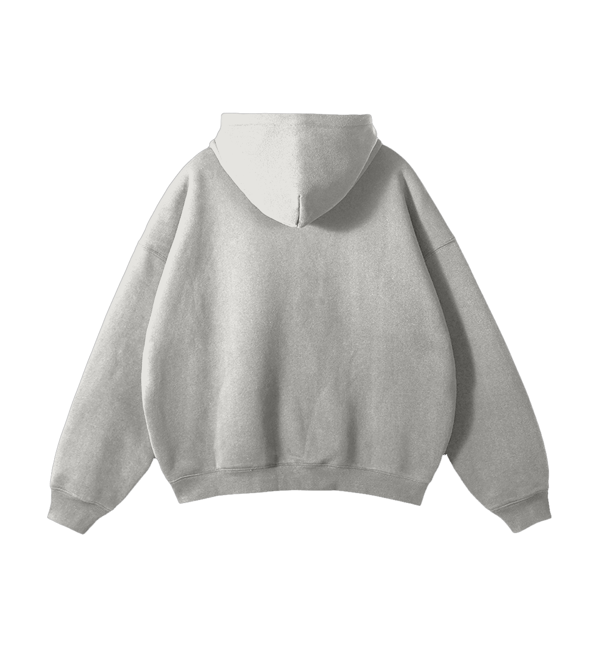 WHITE BASIC OVERSIZE HOODIE